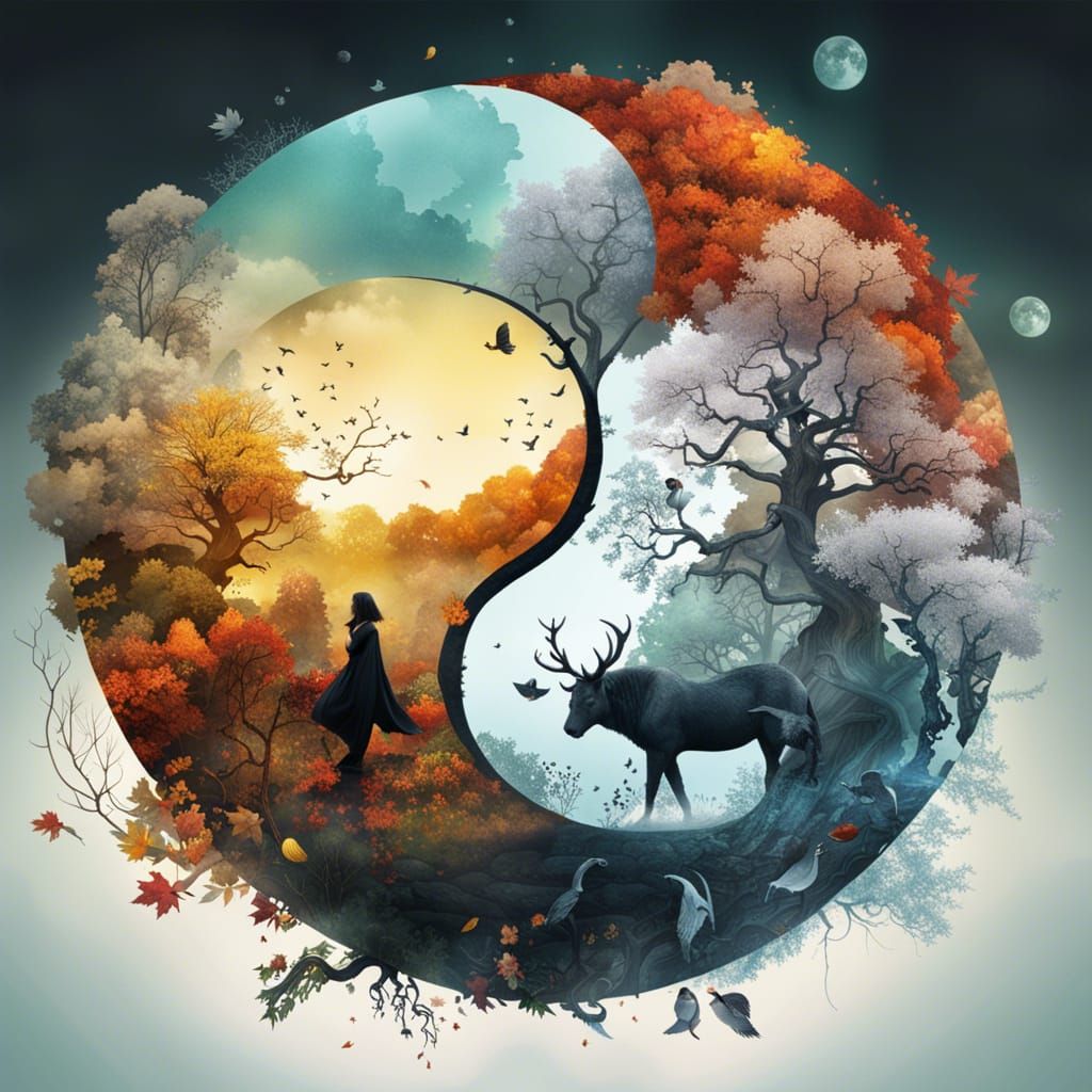 Yin and Yang: Seasons in Borderland Fantasycore Style