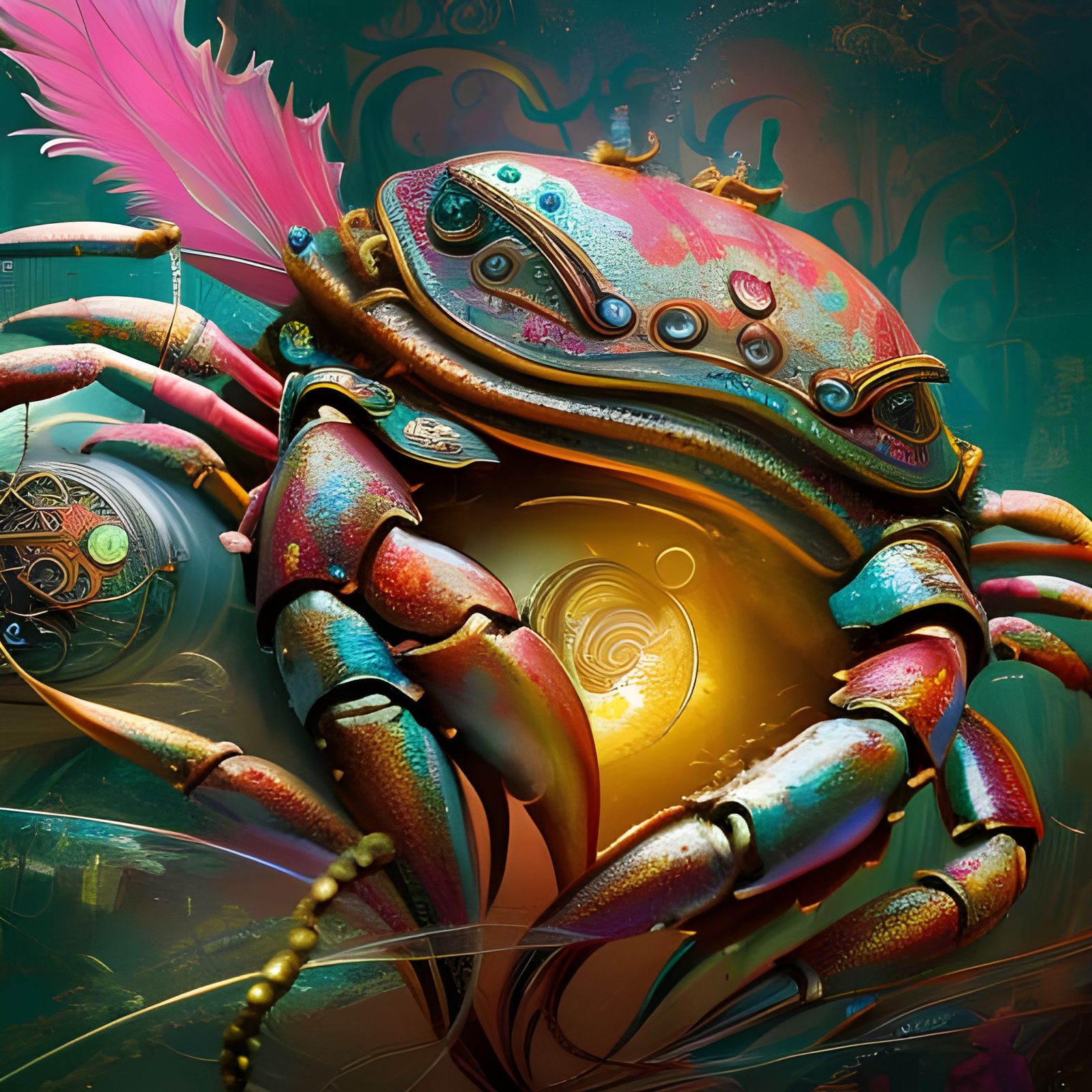 Gorgeous crab  by @Meck