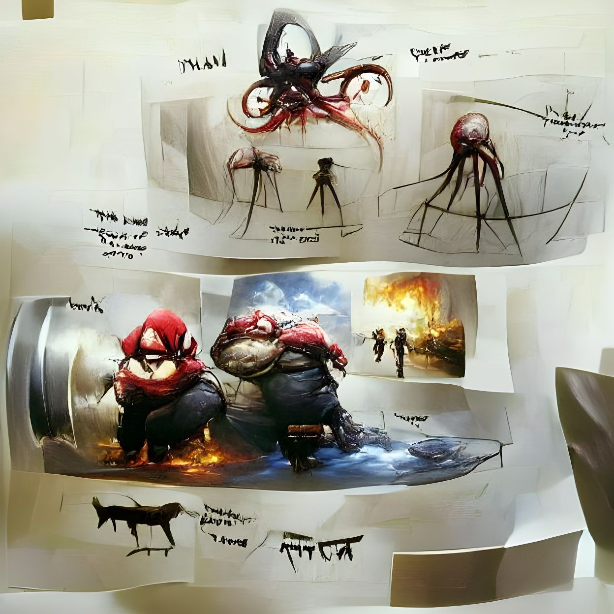 Video game concept art IV