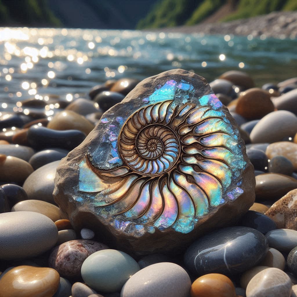 Ammonite Fossil