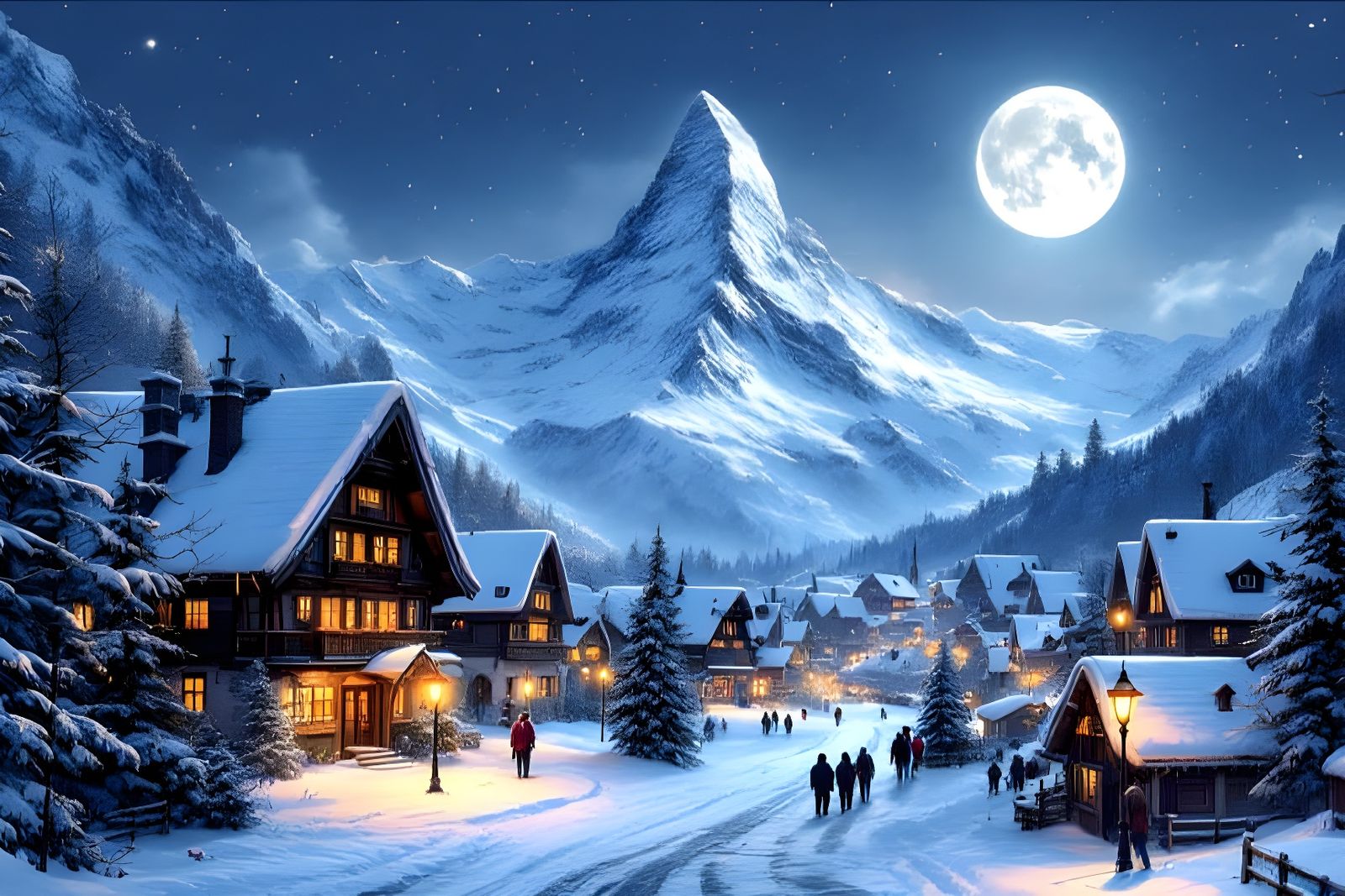 The Matterhorn and Zermatt  by @Gary Murakami