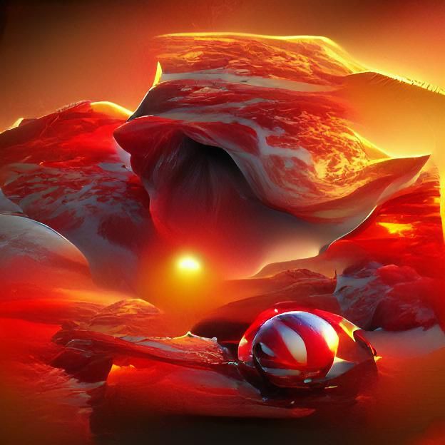 Red Gas Giant