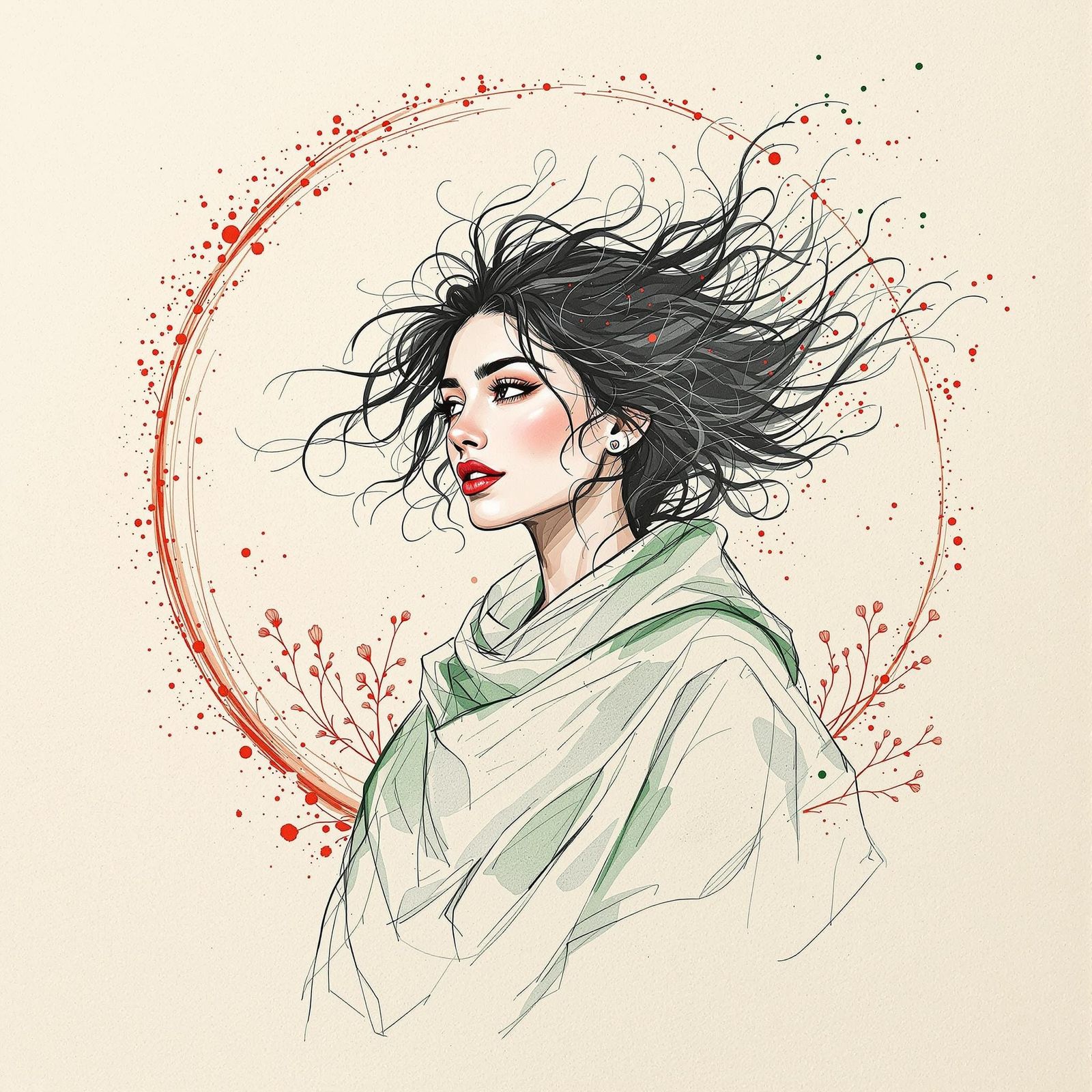 ينب (Zainab) | 🇵🇸 portrait (Flux Pro v1.1 Ultra)  by @Mak