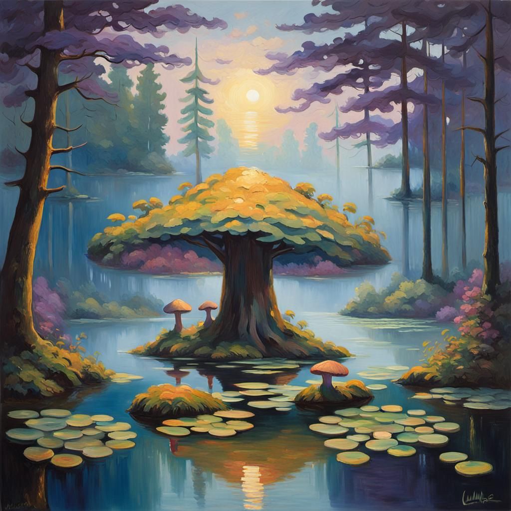 Forest pond