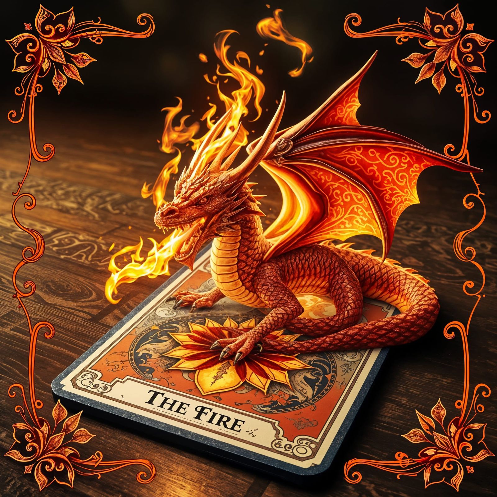 From Paper to Flame: The Rise of the Dragon  by @Marta