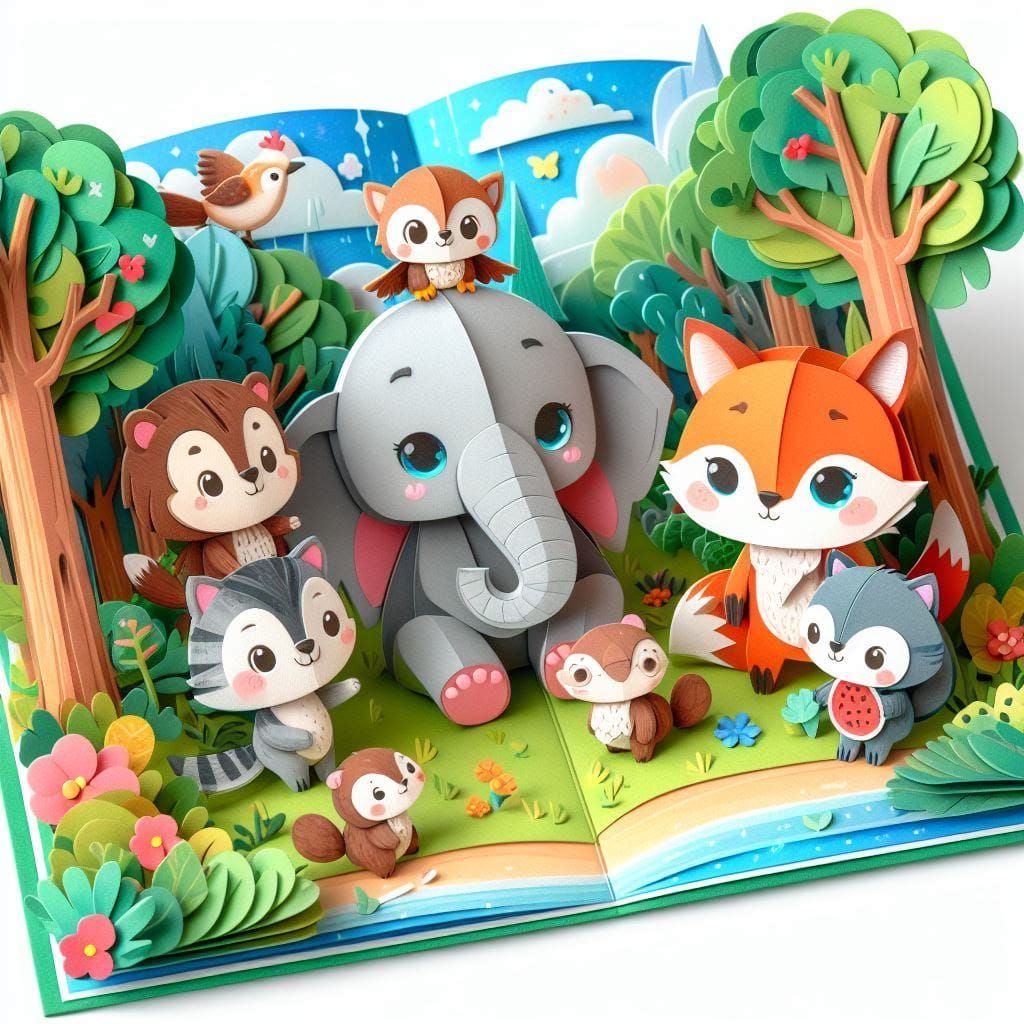 Forest Scene Pop-Ups