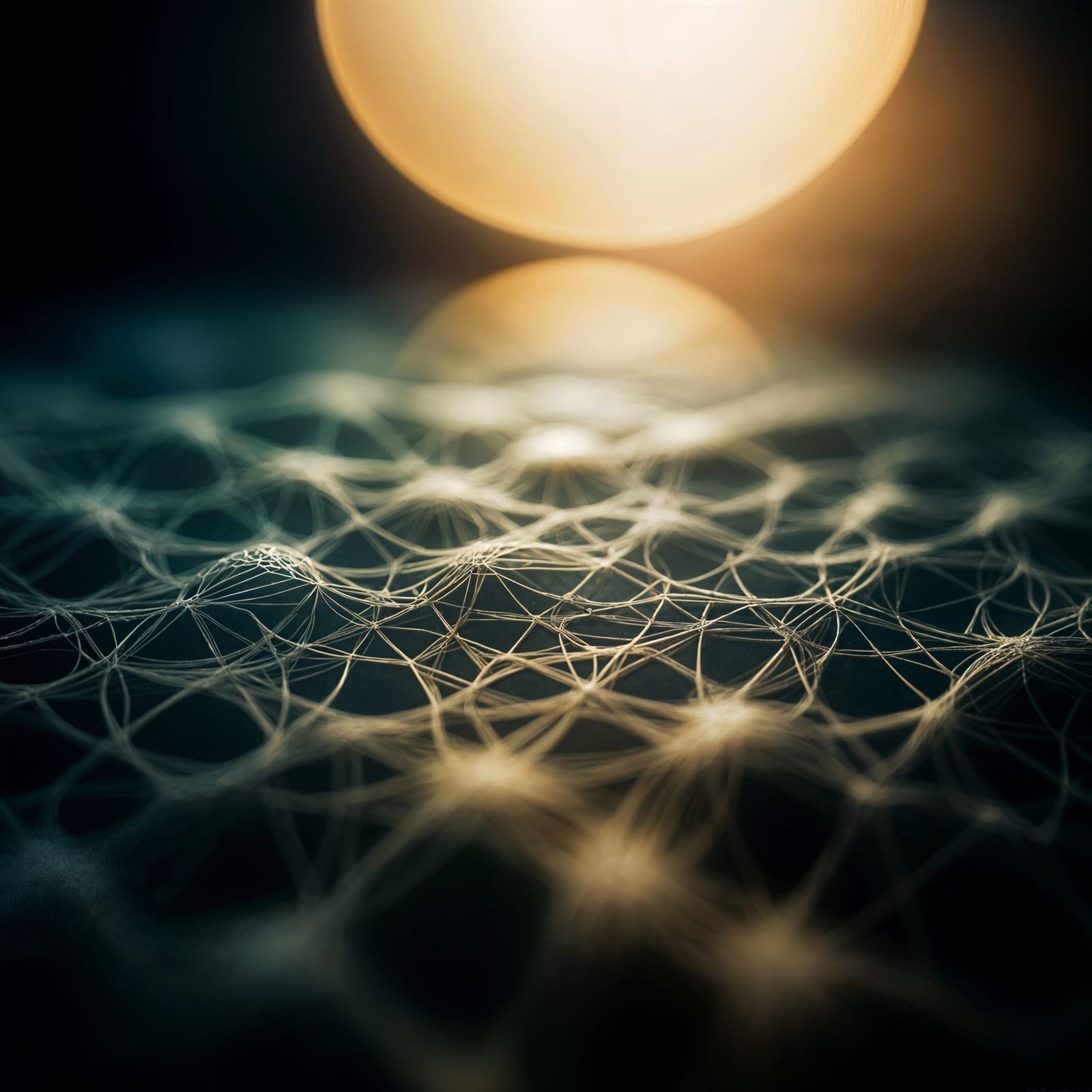 Web of Bokeh  by @NectarinePie