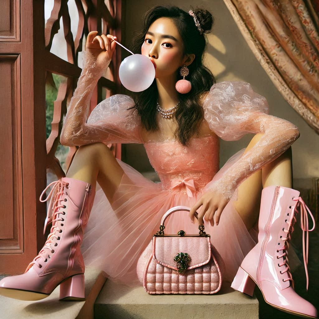 Bubble gum fashion