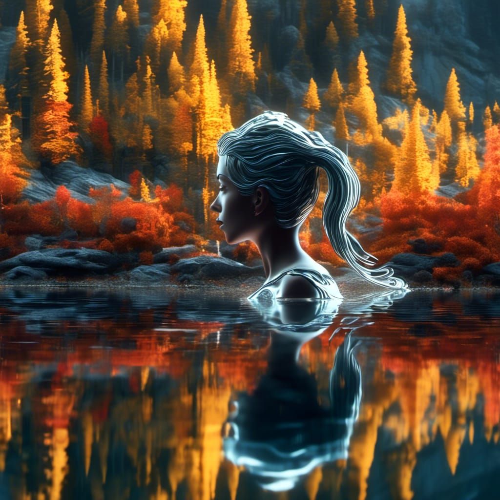 reflection in the water  by @Michael Hendrickson