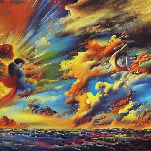 Phoenix and Dragon Training in Fiery Circle