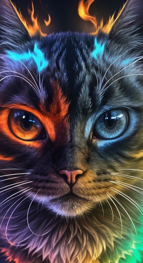 Heterochromia  by @Windoula