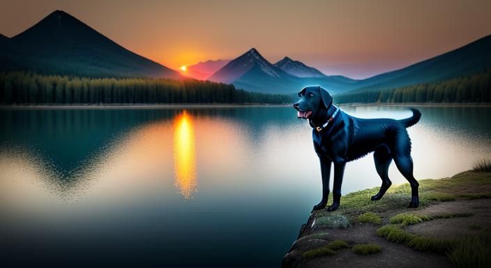 KEYWORDS(Black Labrador Retriever 1):
VISUAL STYLE: Realisti...