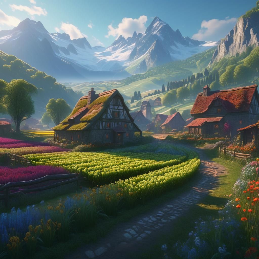 Mountain village