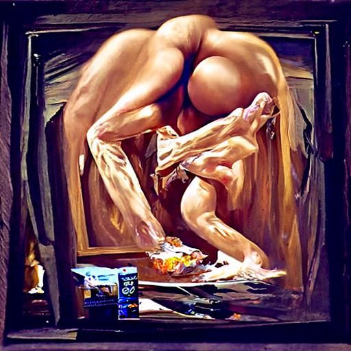 Oil on canvas masterpiece