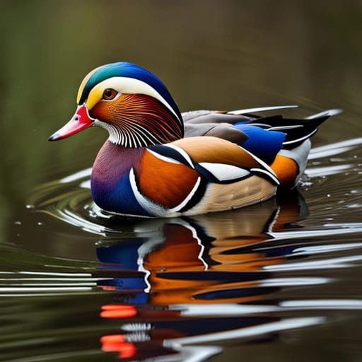 Mandarin Duck  by @BillThegutterRat