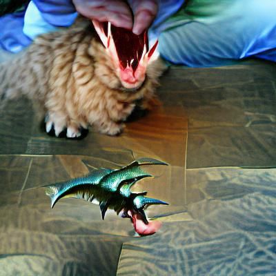 Beware the Jabberwock, my son!
The jaws that bite, the claws...