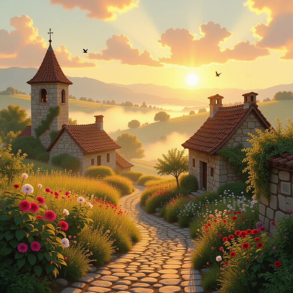 Dawn Over Timeless Lands