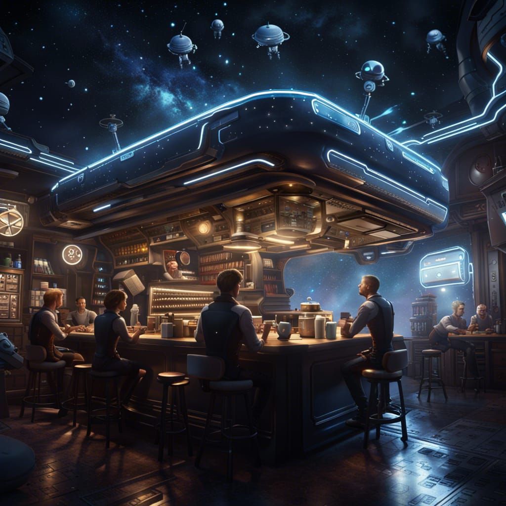 Space coffee shop false