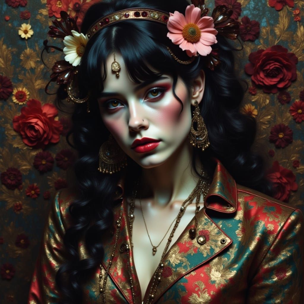 She hides her fangs behind her back