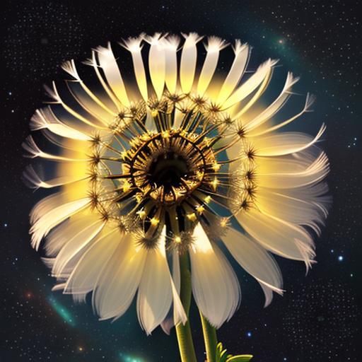 sunshine galaxy dandelion