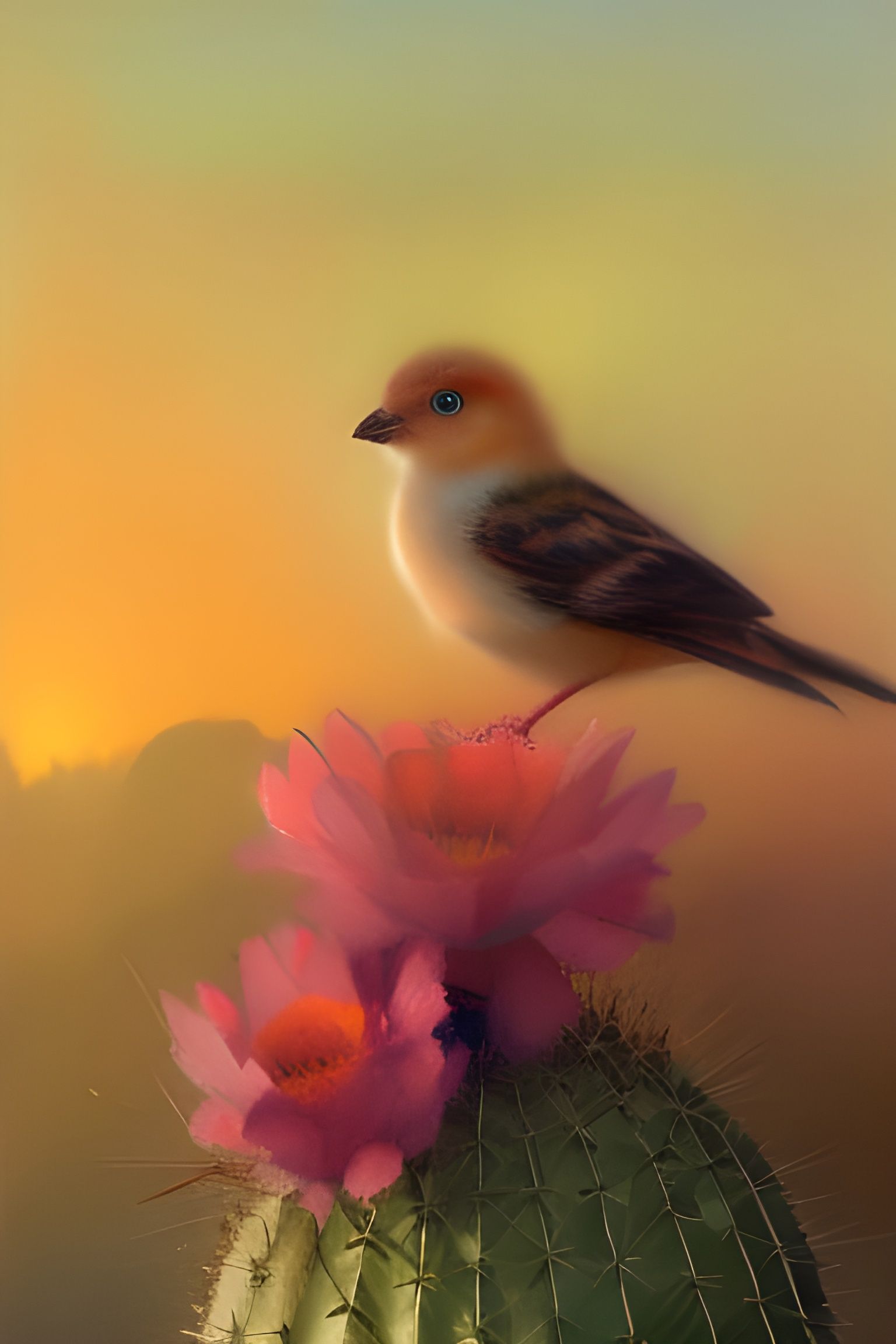 Desert Siskin  by @kauri