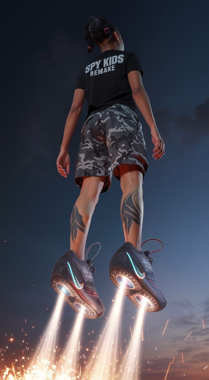 Futuristic Jet Shoes (spy kids edition)
