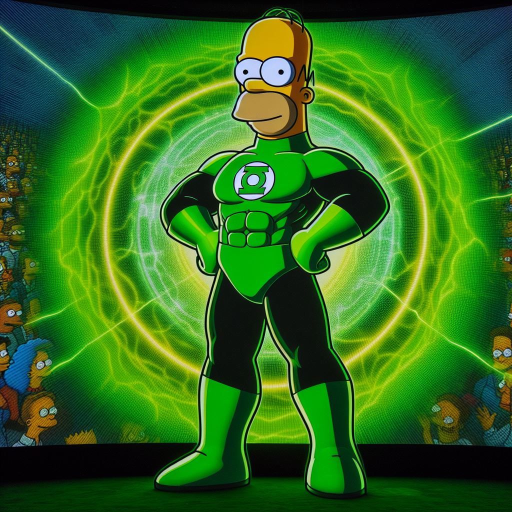 Green Lantern Homer