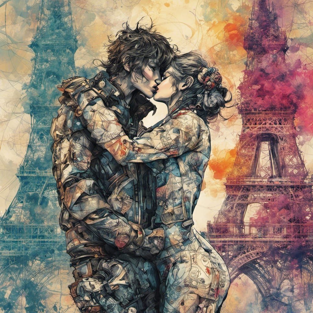 KISS in a post-apocaliptic biopunk Paris. Hum... ok!