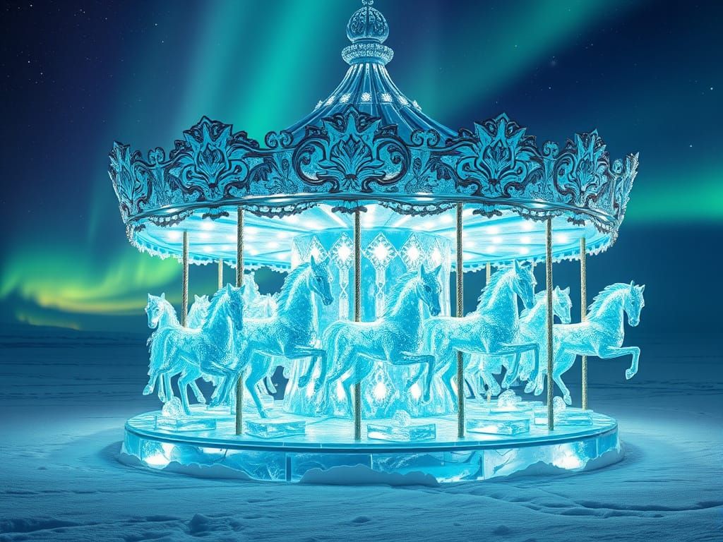ice carousel  by @AI Cook