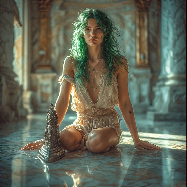 Iron on the museum floor