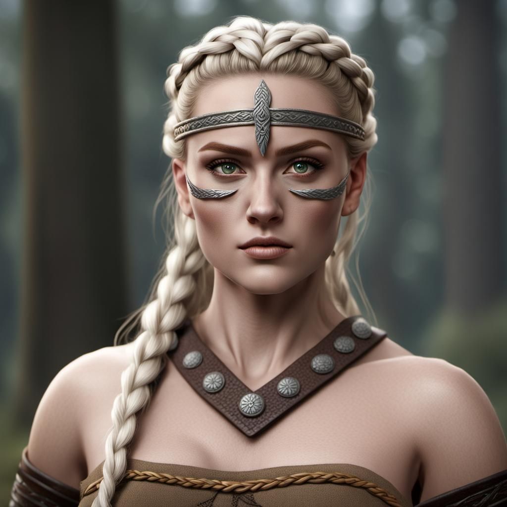 Shield Maiden - AI Generated Artwork - NightCafe Creator