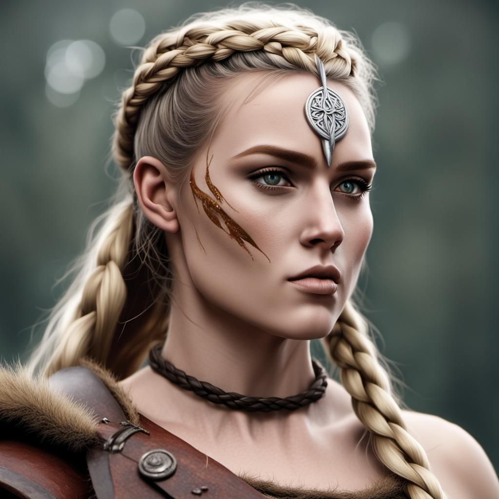 Shield Maiden - AI Generated Artwork - NightCafe Creator