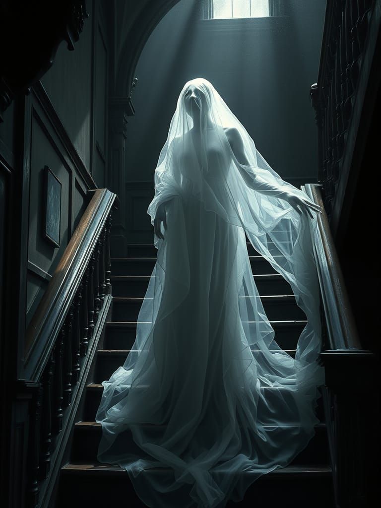 Creepy Ghost  by @Colin Davis