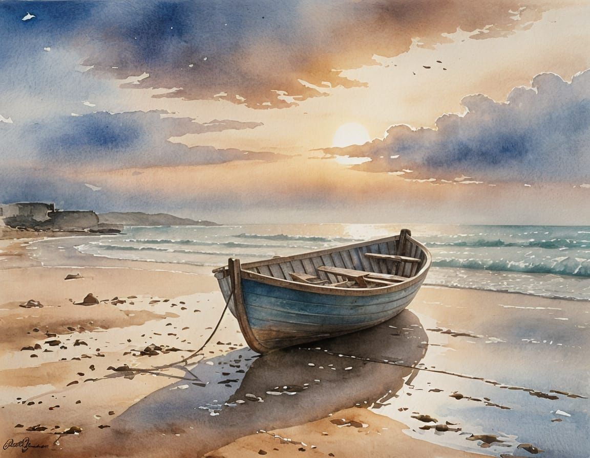 Low tide, early Winter  by @Mystery Steel