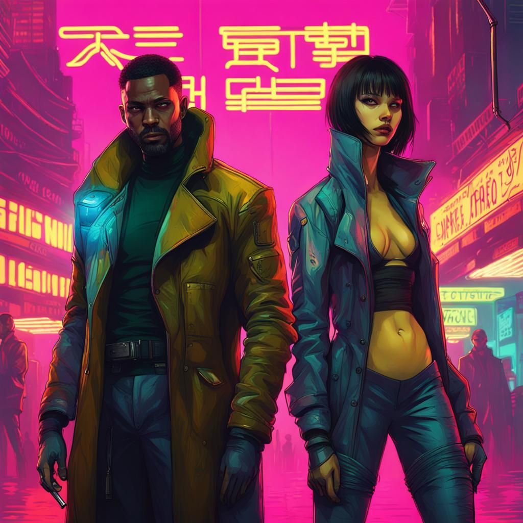 Alien detective and human detective are partners.