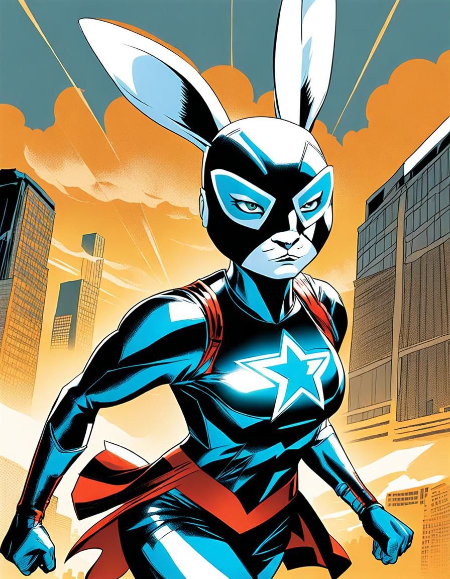 RabbitGirl ; superhero by Dave Cockrum