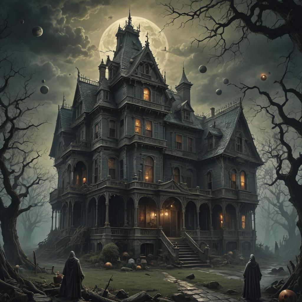 Close-up Epic Masterpiece Maximalist Moody Mysterious Meticu...