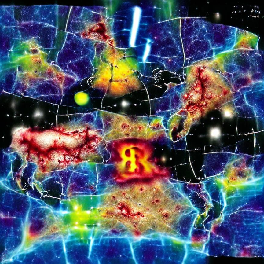 Cosmic Background Radiation AI Generated Artwork NightCafe Creator