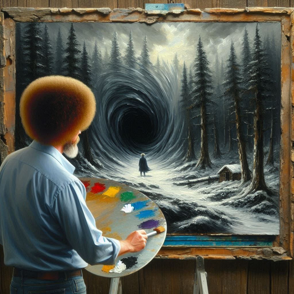 Bob Ross: Echo Painting