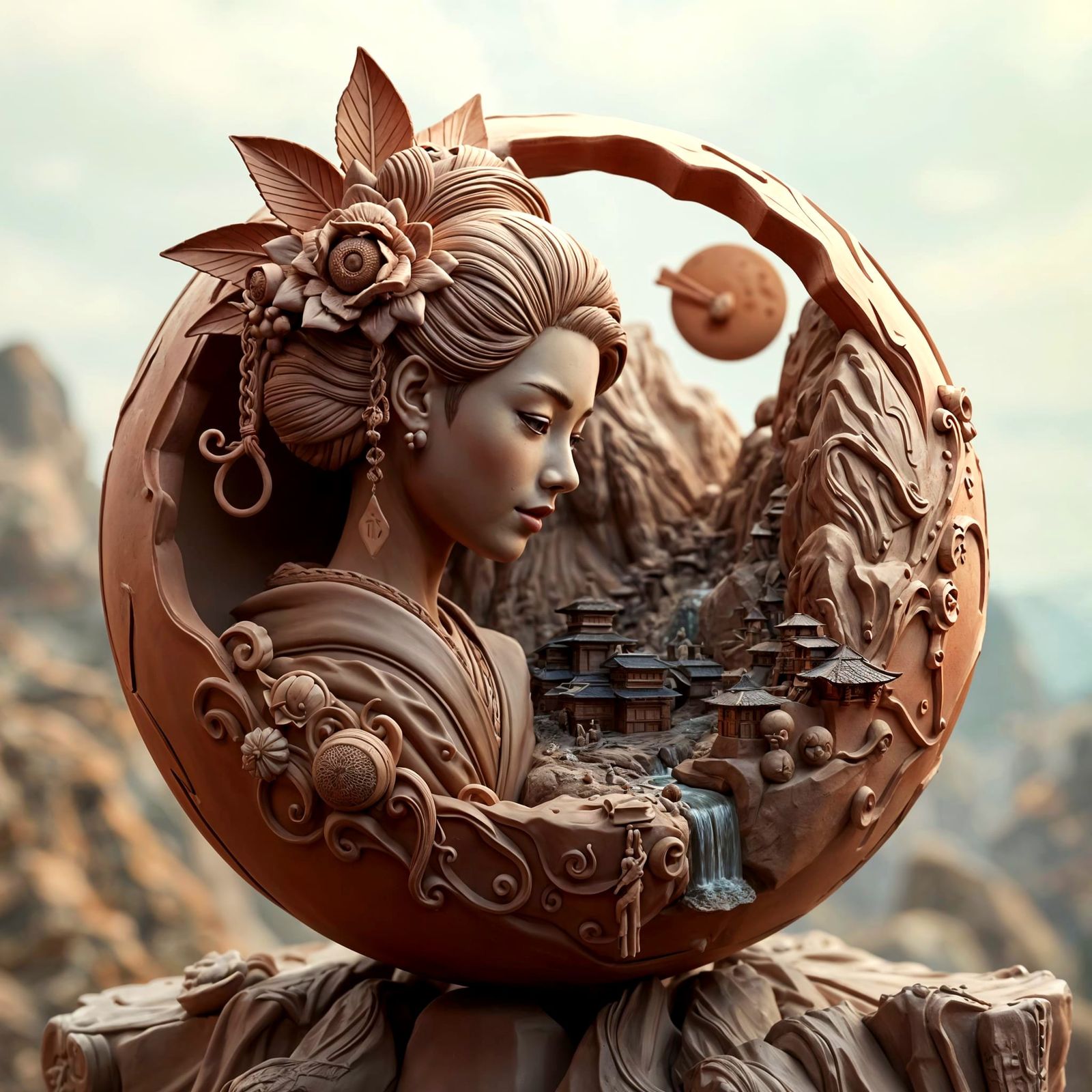 Clay Portrait Village  by @Valmond Teng