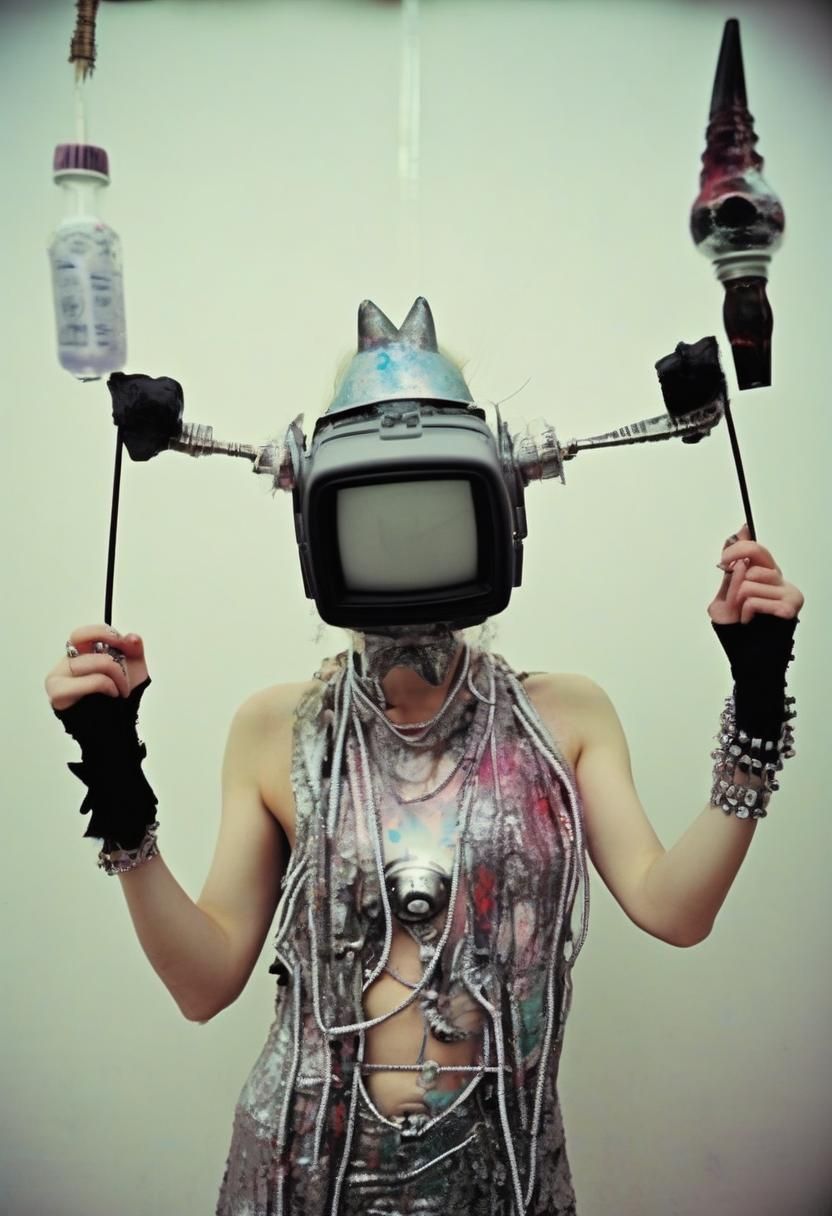 Surreal Rave in Dadaist Photography Style