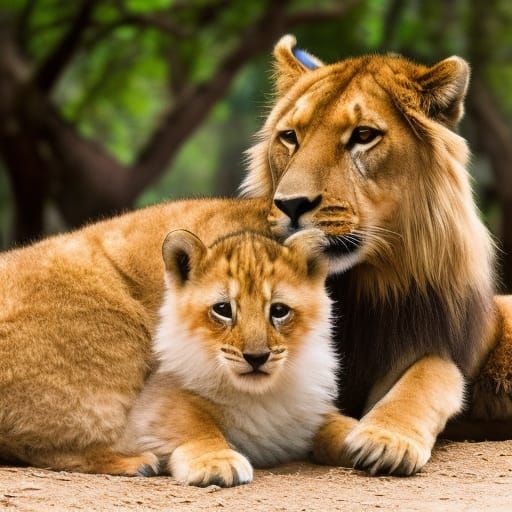 Photographer Captures Tender Moment Between Tiger Mom and Her Cubs