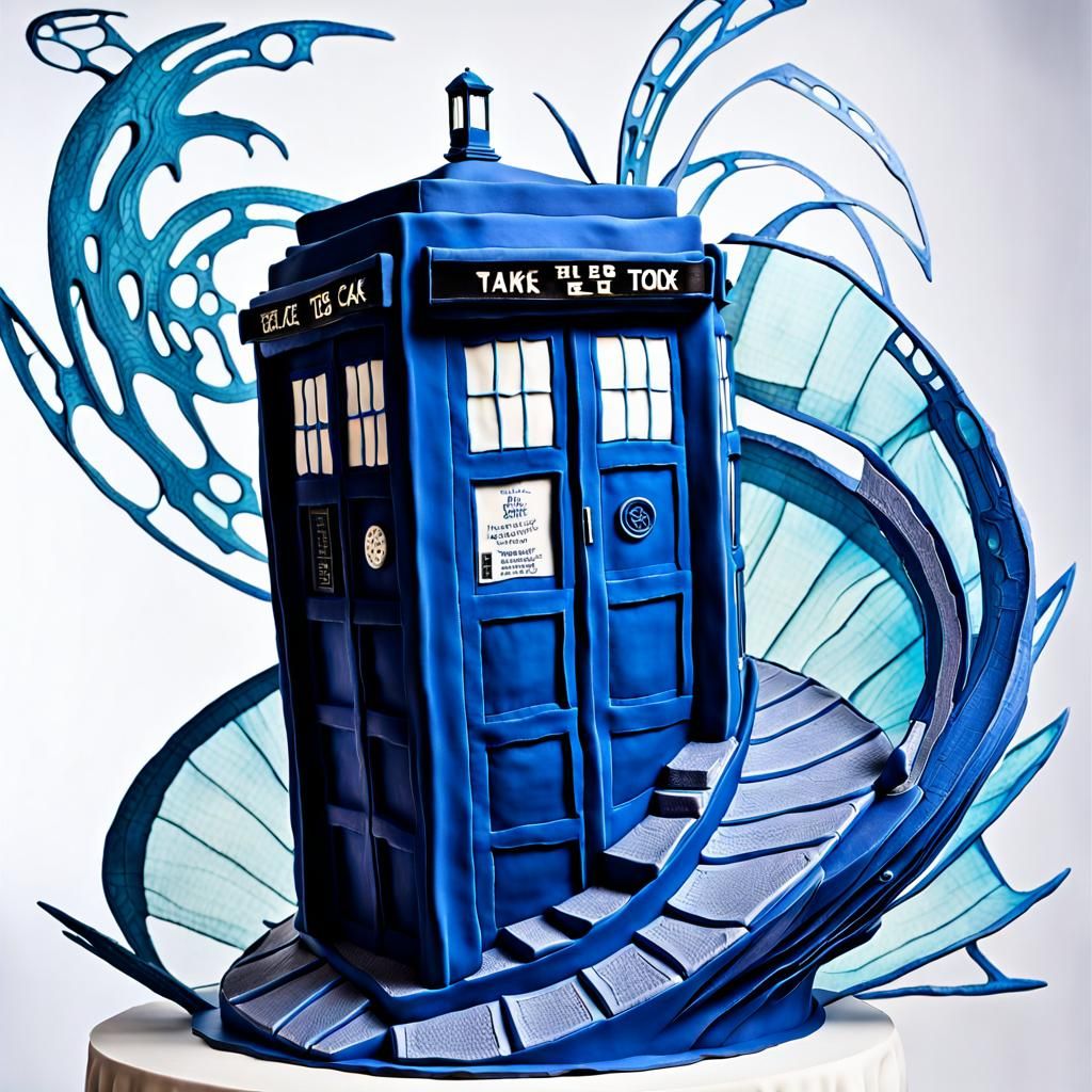 Tardis Cake Ai Generated Artwork Nightcafe Creator