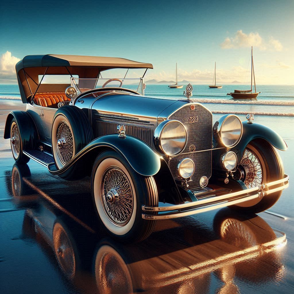 1920's luxury car