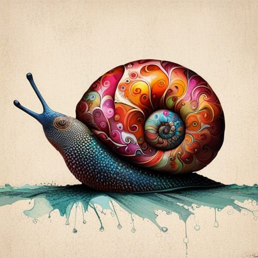 fancy snail - AI Generated Artwork - NightCafe Creator