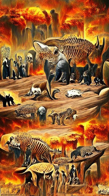 The 6th mass extinction 10 - AI Generated Artwork - NightCafe Creator