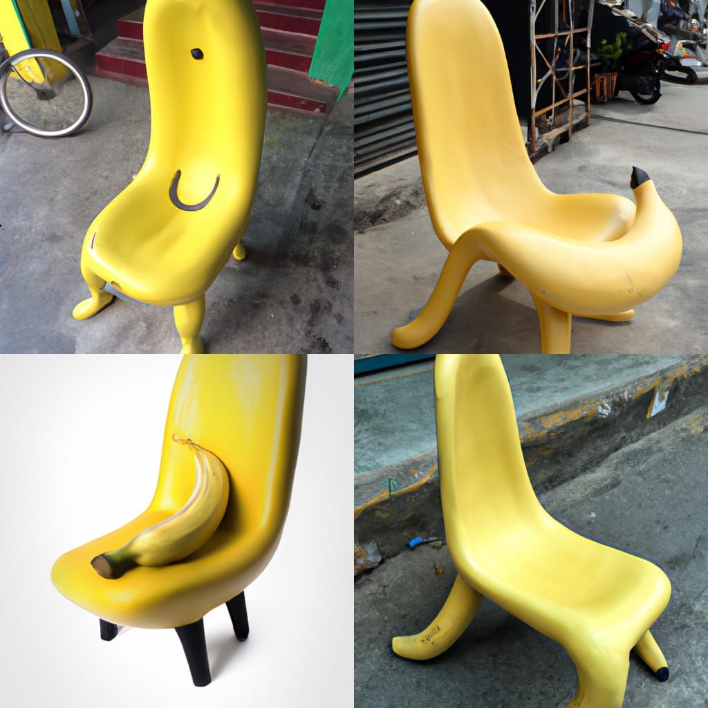 banana chair AI Generated Artwork NightCafe Creator