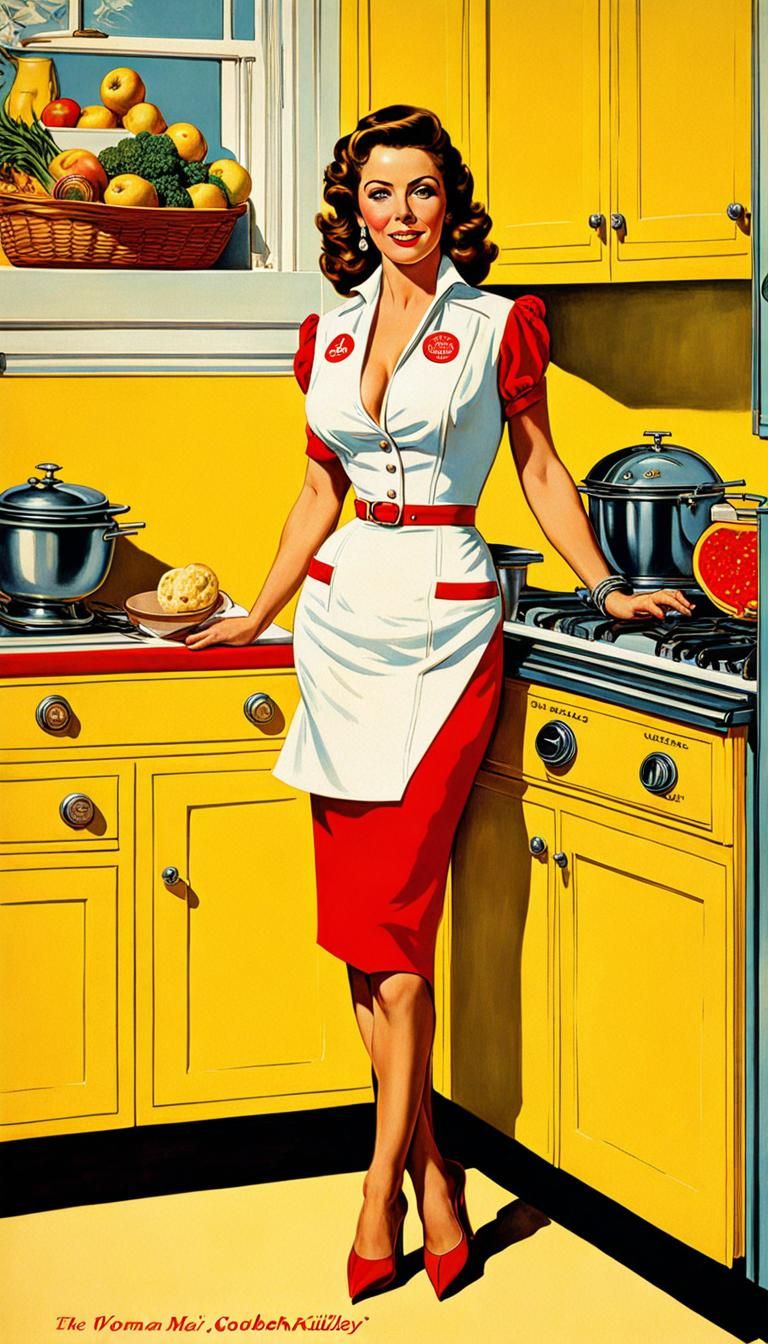 Old timey kitchen advertisement - AI Generated Artwork - NightCafe Creator