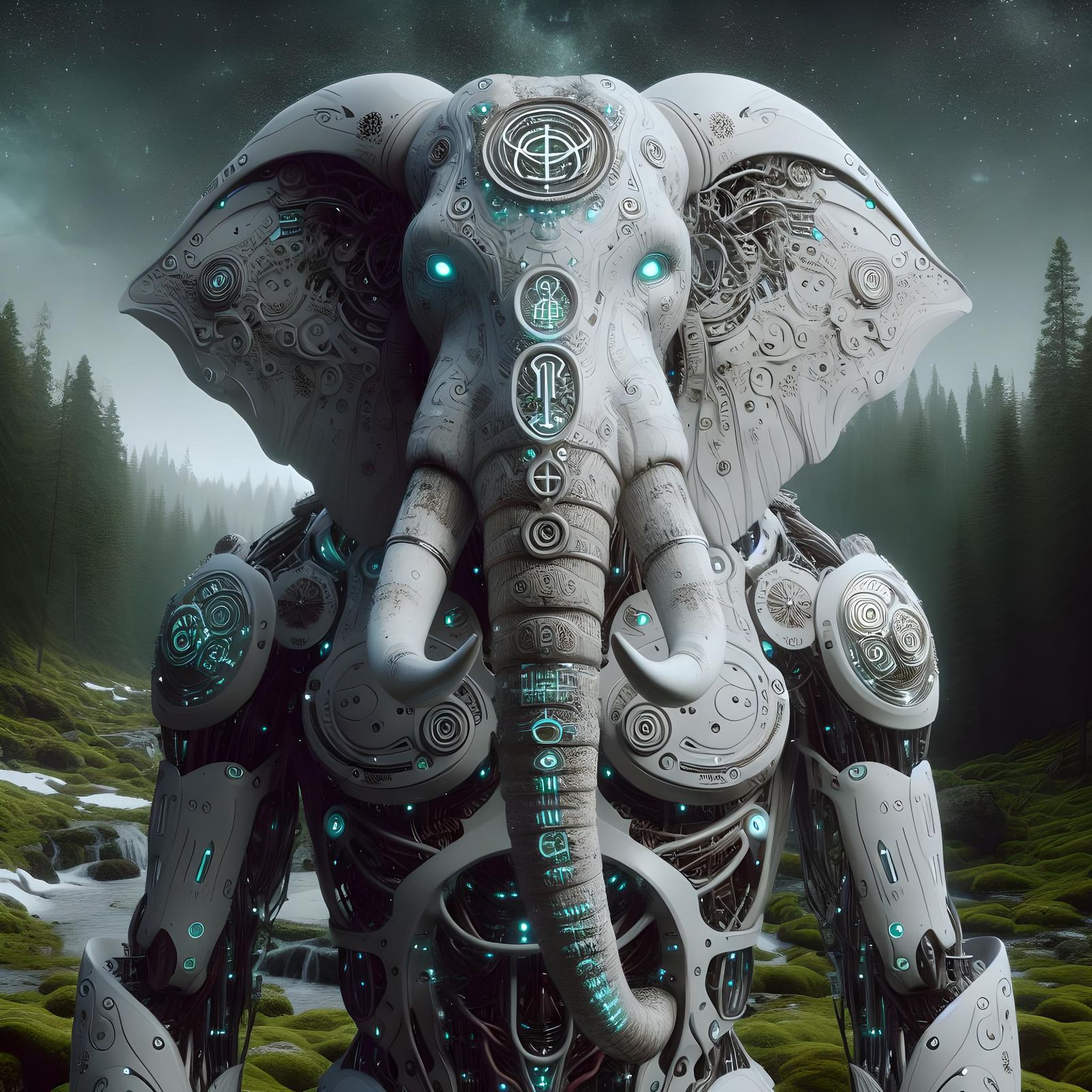 Mecha-Runic Elephant