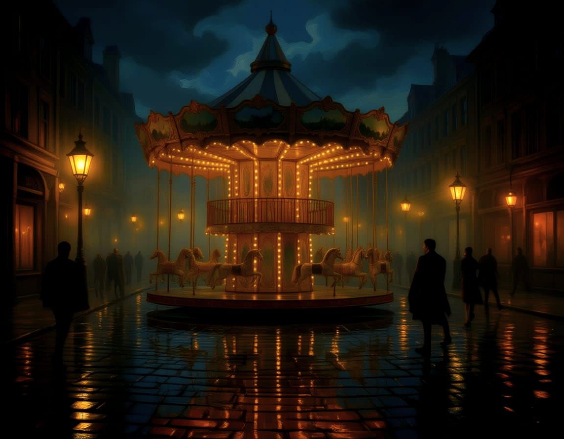 Gritty Oil Textures in Grimshaw Style